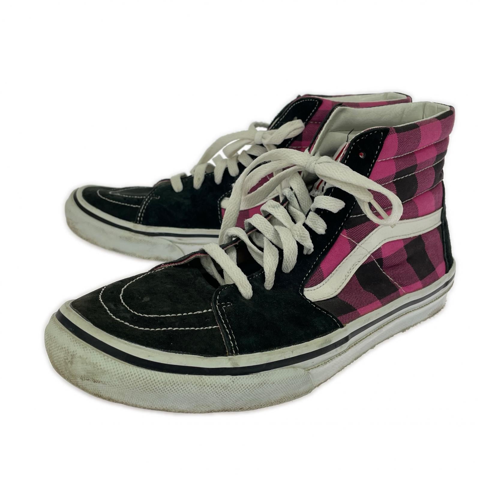スニーカー 90s後期 sk8-hi チェック 27.5cm 27.5cm (US9 1/2 UK9 EU45)