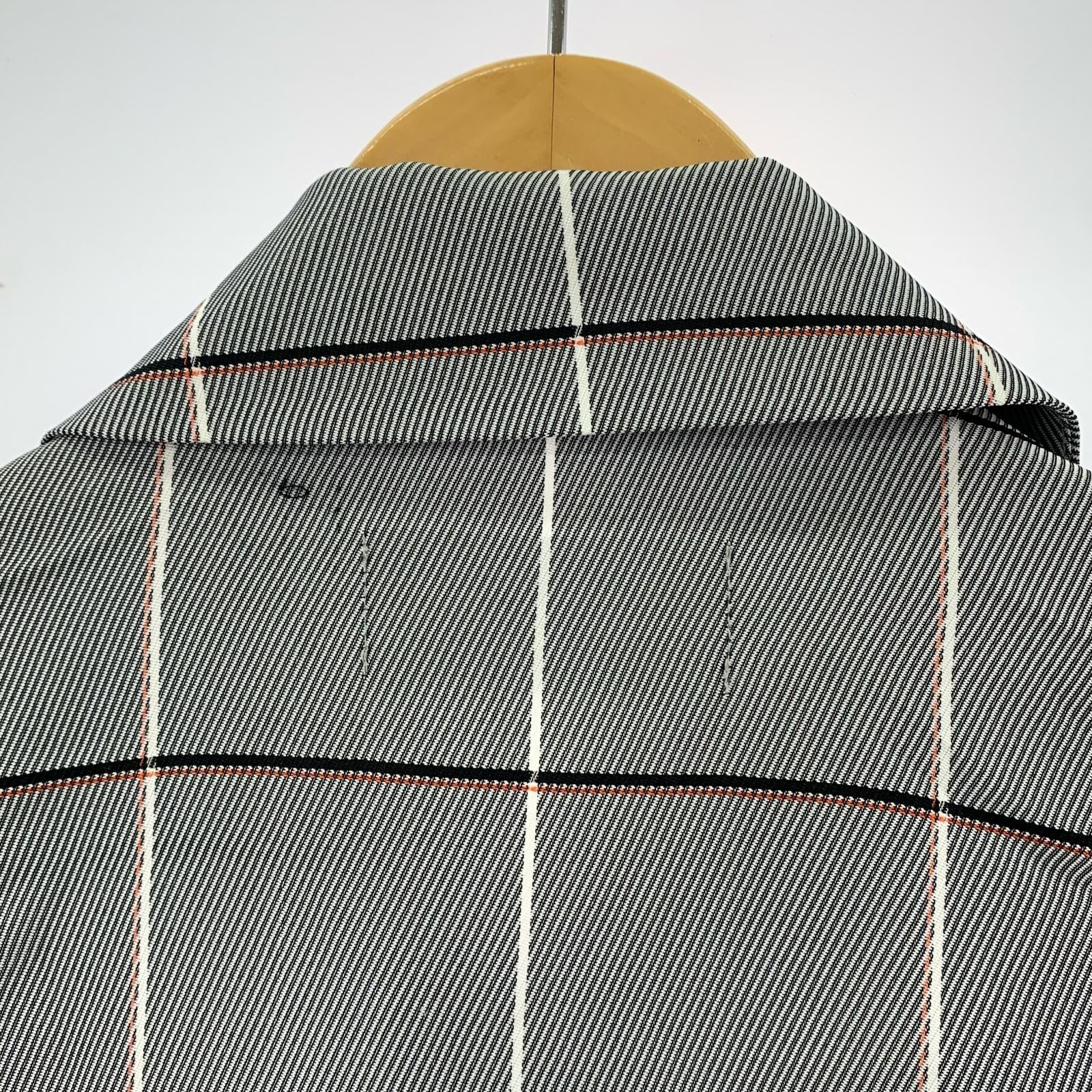 その他アウター FFIXXED STUDIOUS チェックコート SS18-M035 グレー (M) M グレー