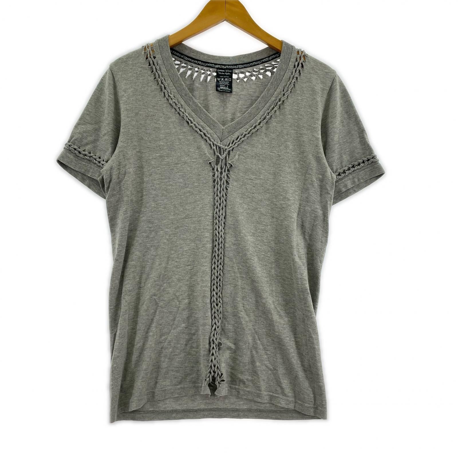 半袖Ｔシャツ 07SS 編み込み SSTシャツ グレー