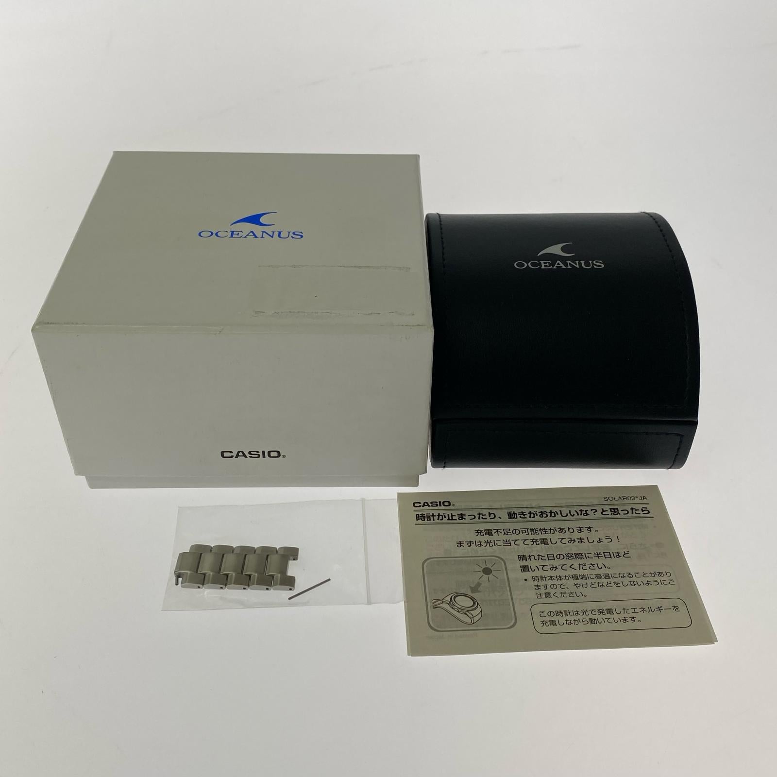 腕時計 OCEANUS OCW-T100TD-1AJF シルバー