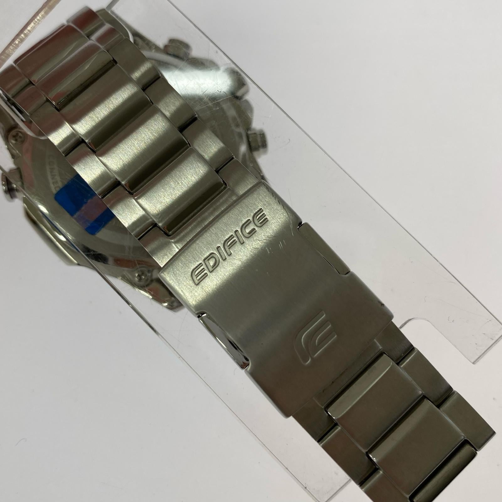 腕時計 EDIFICE EQB-501D-1AJF TIME TRAVELLER シルバー