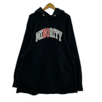 パーカー 90-00s MINORITY ヘビーウェイトパーカー 黒 ブラック