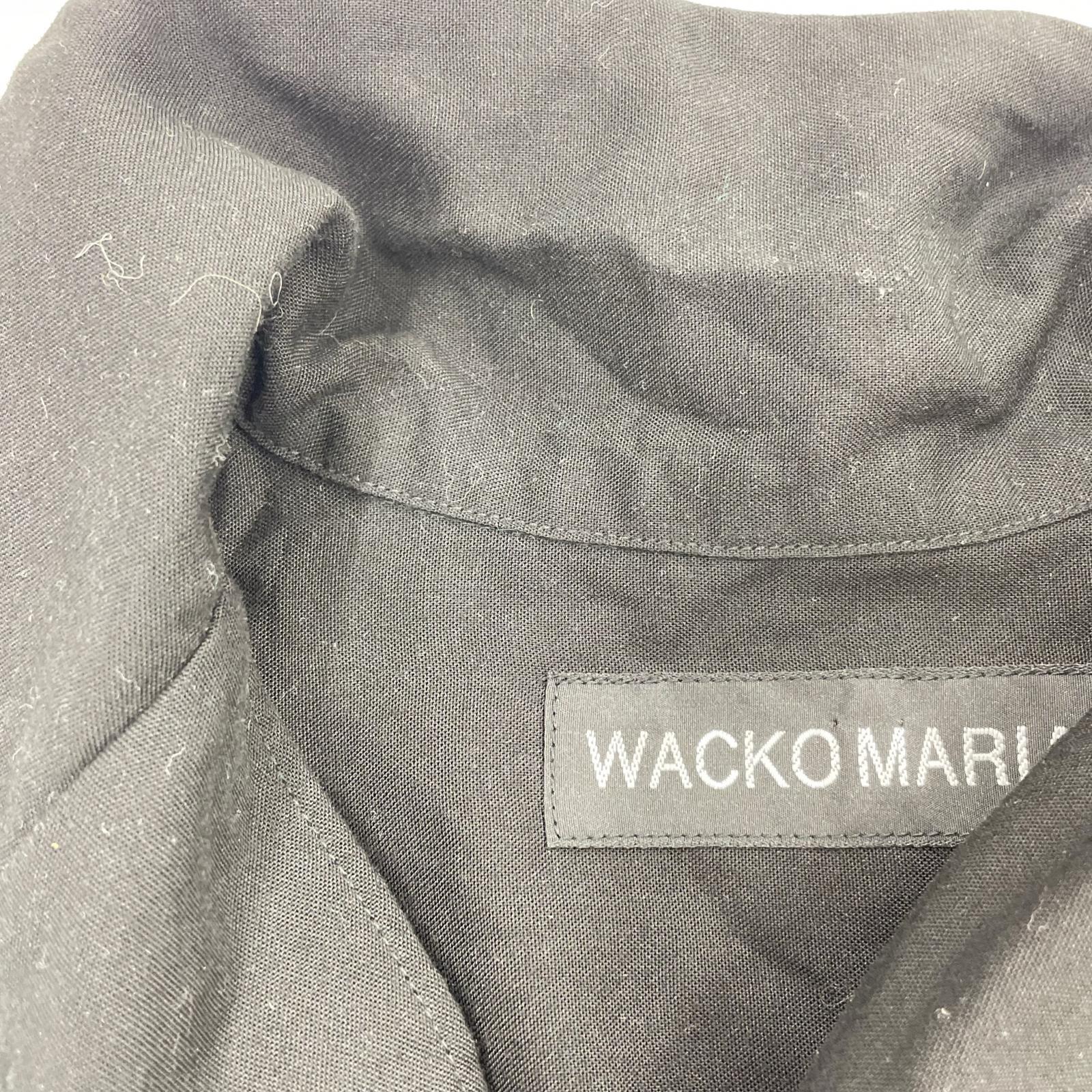 半袖シャツ WACKO MARIA MR.BROTHERS CUT CLUB SHIRT M ブラック
