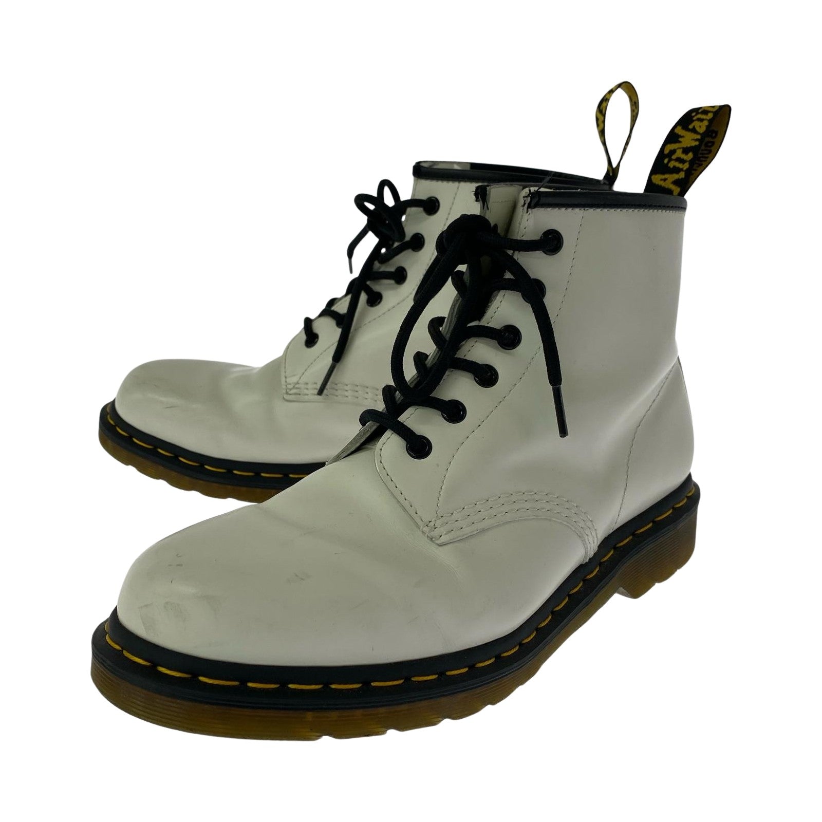 ブーツ 6ホールブーツ WHITE US10 28cm (US10 UK9 1/2 EU46) ホワイト