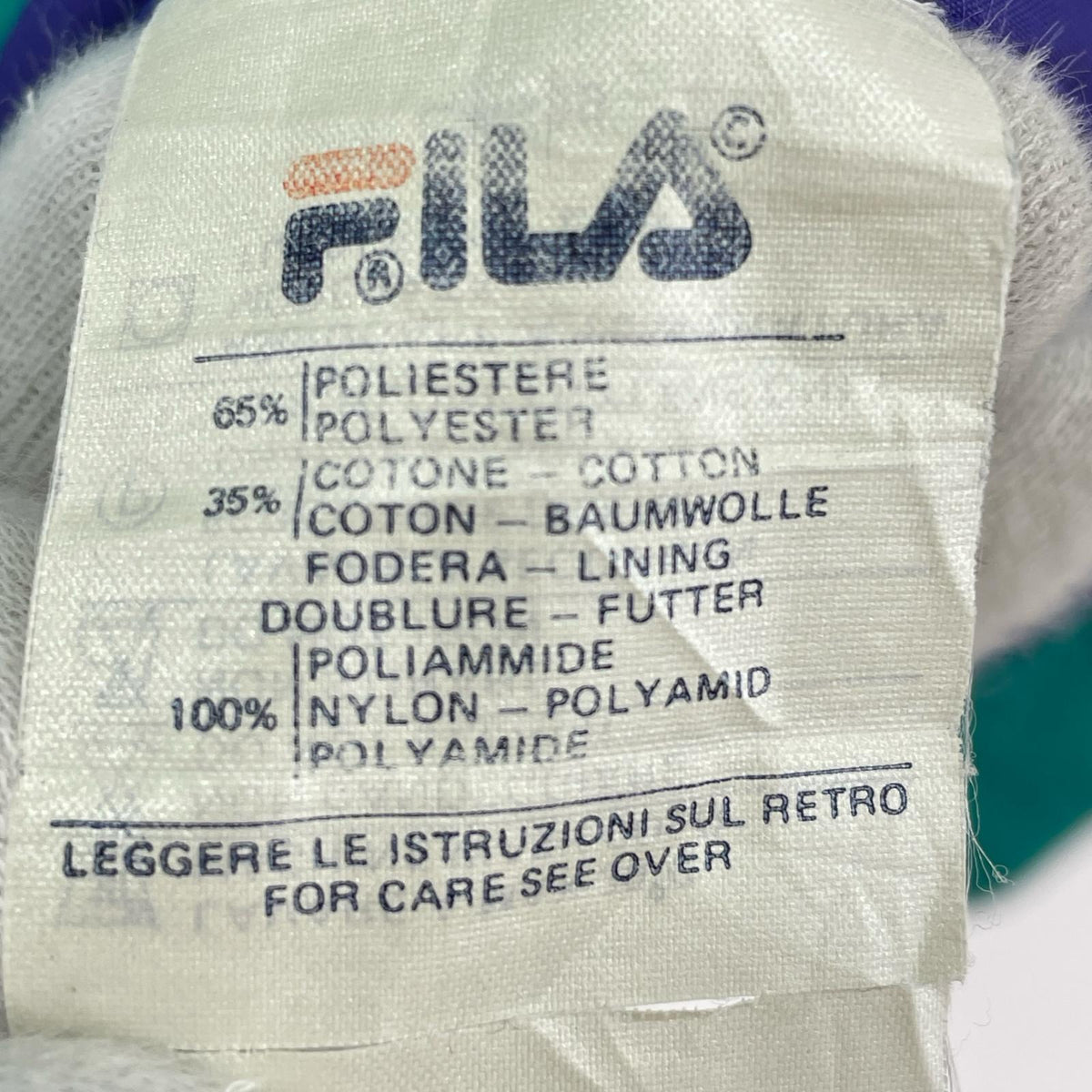 ジャケット 90s FILA ﾅｲﾛﾝ ｼﾞｯﾌﾟｱｯﾌﾟ 緑 (XL) グリーン