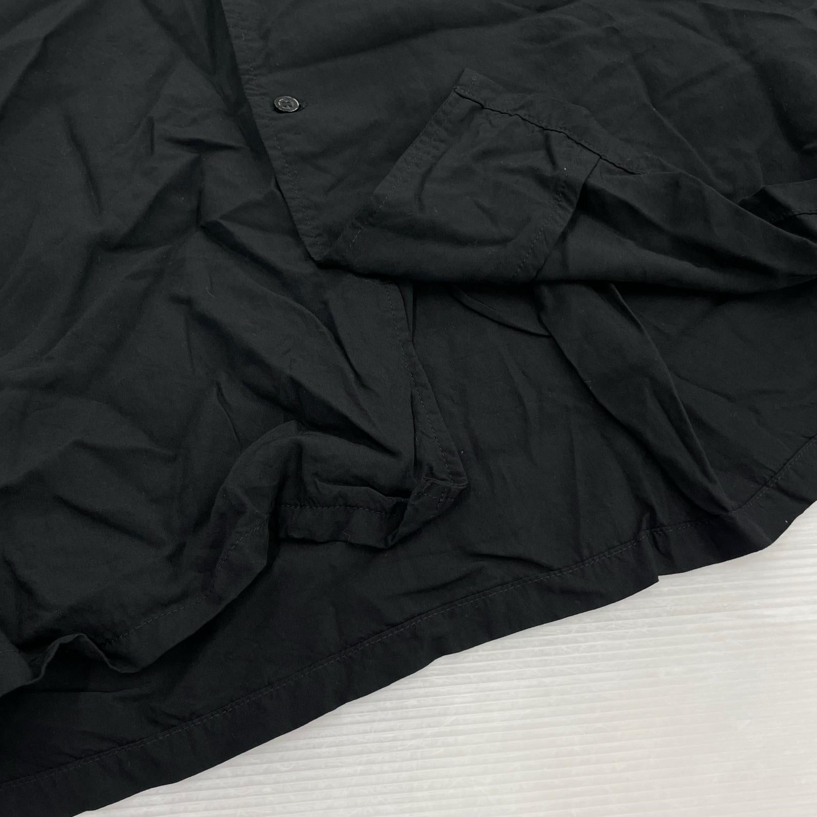 半袖シャツ EDIT CLOTHING レーヨン ブラック