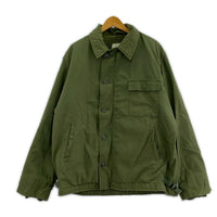 ミリタリージャケット 70s U.S.NAVY A-2 デッキジャケット カーキ L カーキ