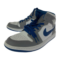 スニーカー Air Jordan 1 Mid True Blue/28cm 28cm (US10 UK9 1/2 EU46) ホワイト