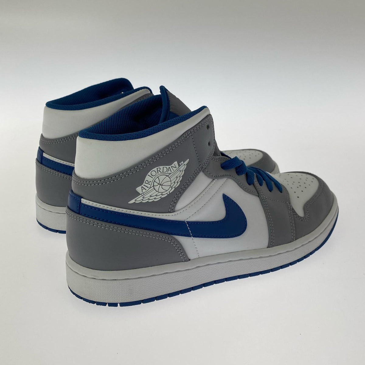 スニーカー Air Jordan 1 Mid True Blue/28cm 28cm (US10 UK9 1/2 EU46) ホワイト
