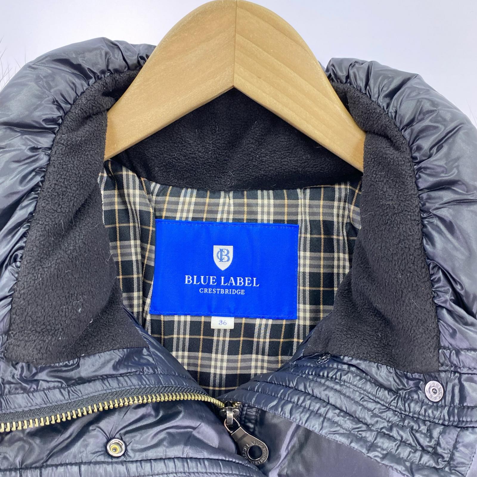 ダウンジャケット BLUE LABEL CRESTBRIDGE ダウンジャケットBK ブラック
