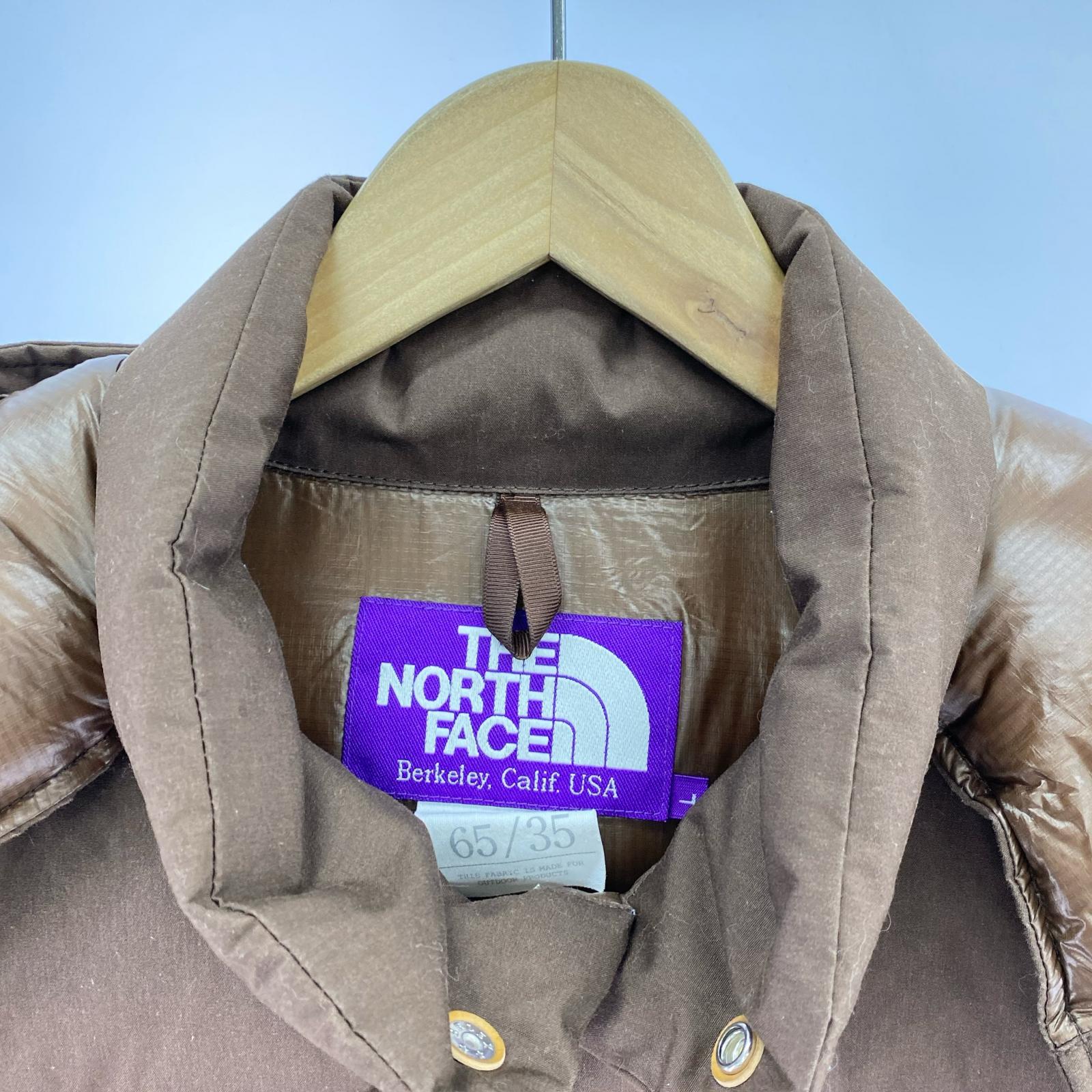 ダウンベスト THE NORTH FACE PURPLE LABEL ダウンベスト BR L ブラウン