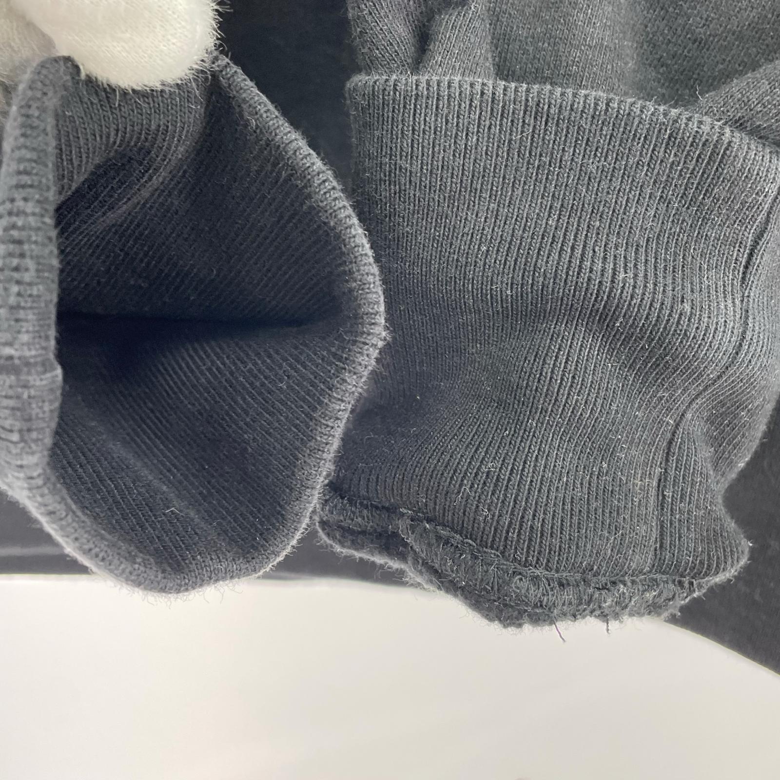 パーカー Contrast Hooded Sweatshirt/黒/S S ブラック