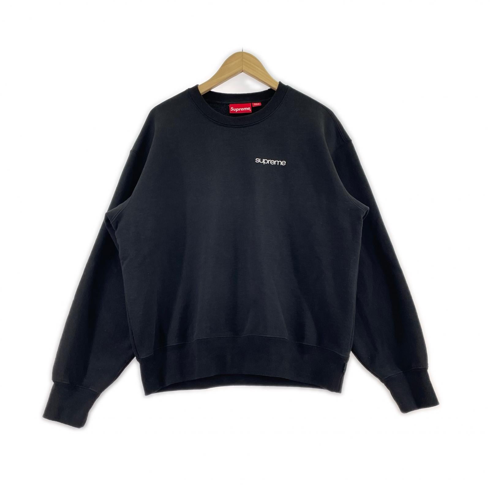 スウェット NYC CREW NECK/黒/S S ブラック