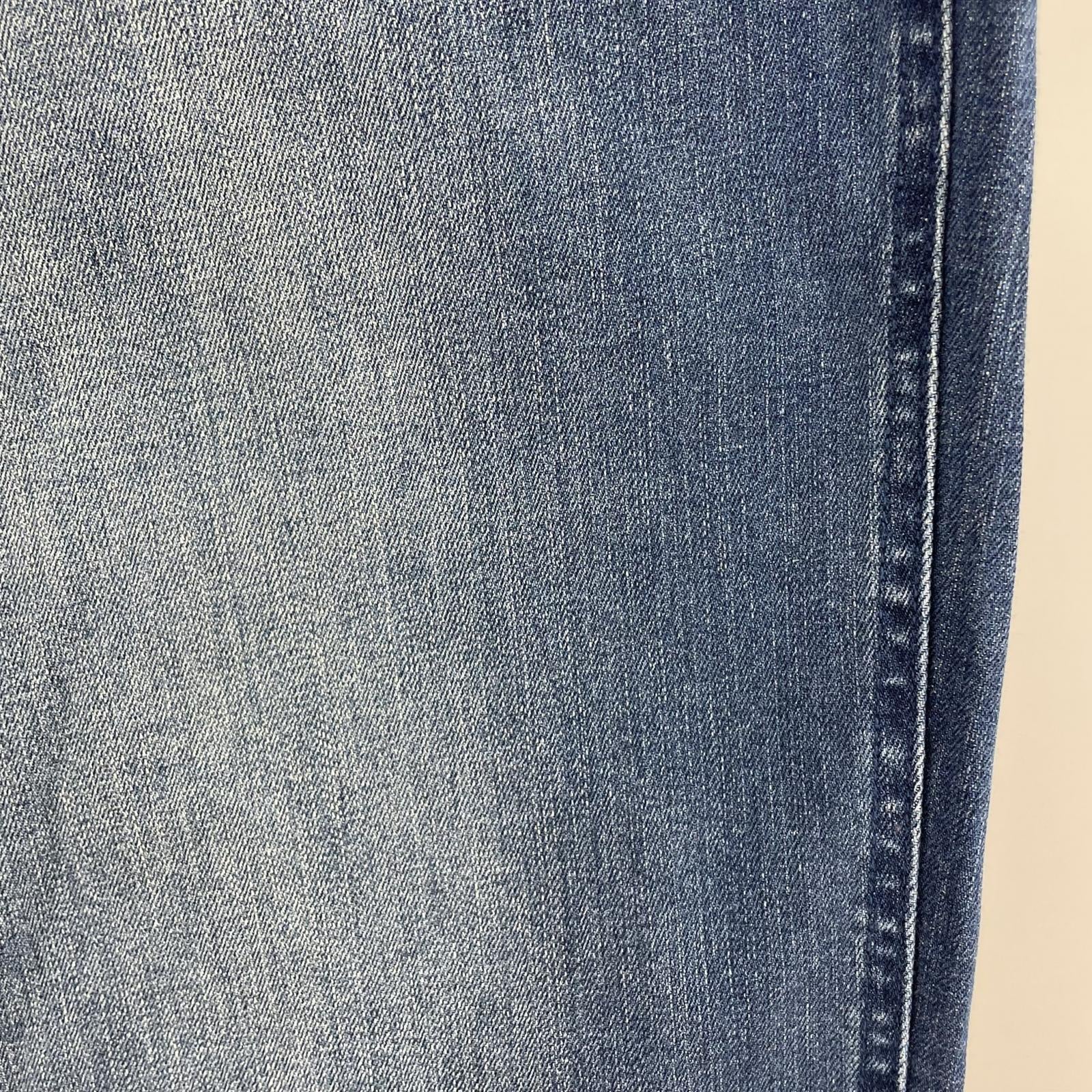 デニムパンツ JEANS FACTORY 別注ワイドデニムパンツ GUP5-F1089 M ブルー