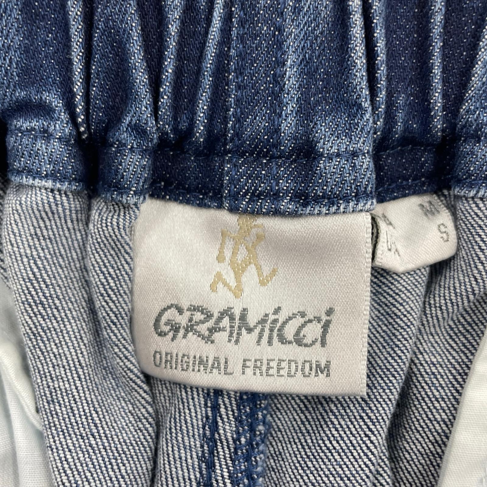 デニムパンツ JEANS FACTORY 別注ワイドデニムパンツ GUP5-F1089 M ブルー