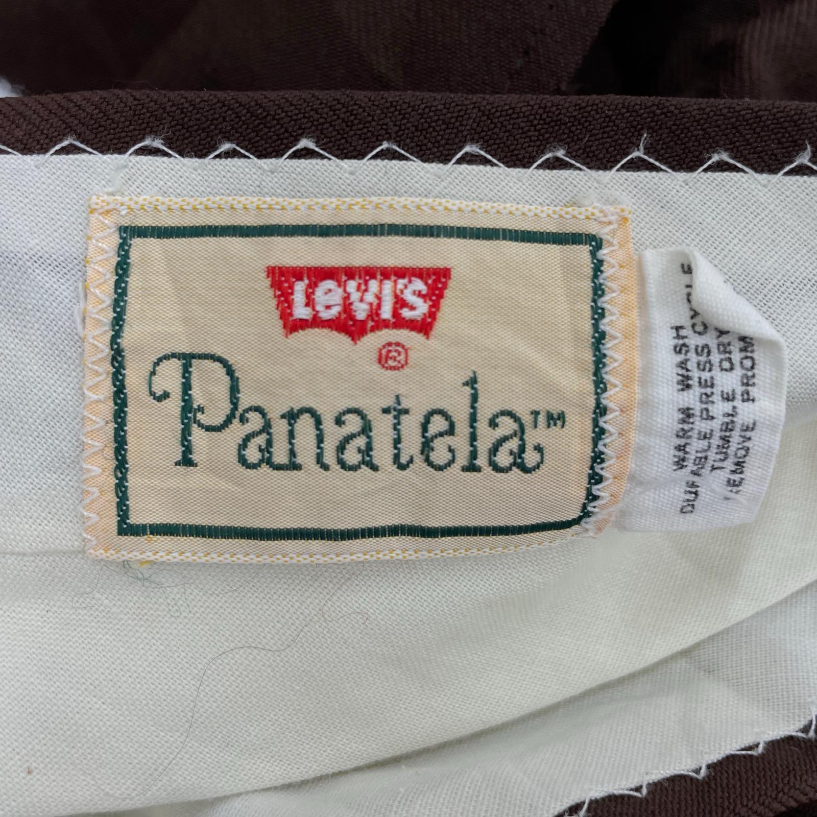 パンツ 70-80s Panatela スラックス ブラウン ブラウン