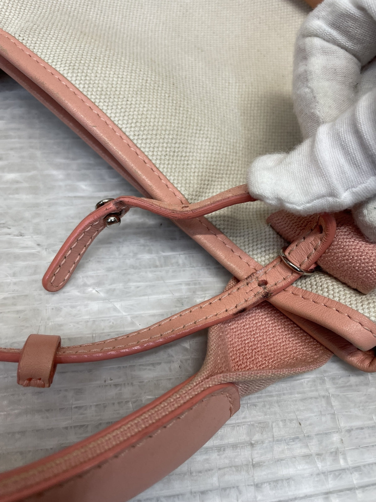 BALENCIAGA ﾈｲﾋﾞｰｶﾊﾞｽXS 2wayｼｮﾙﾀﾞｰﾊﾞｯｸﾞ ﾗｲﾄﾋﾟﾝｸ