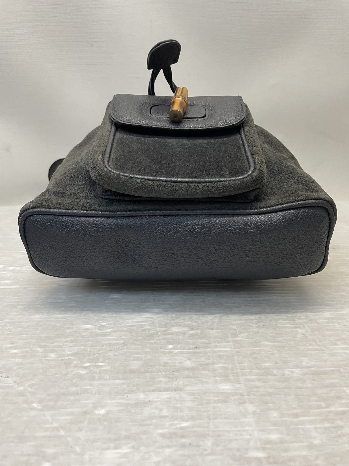 OLD GUCCI バンブー スウェードミニリュック 黒