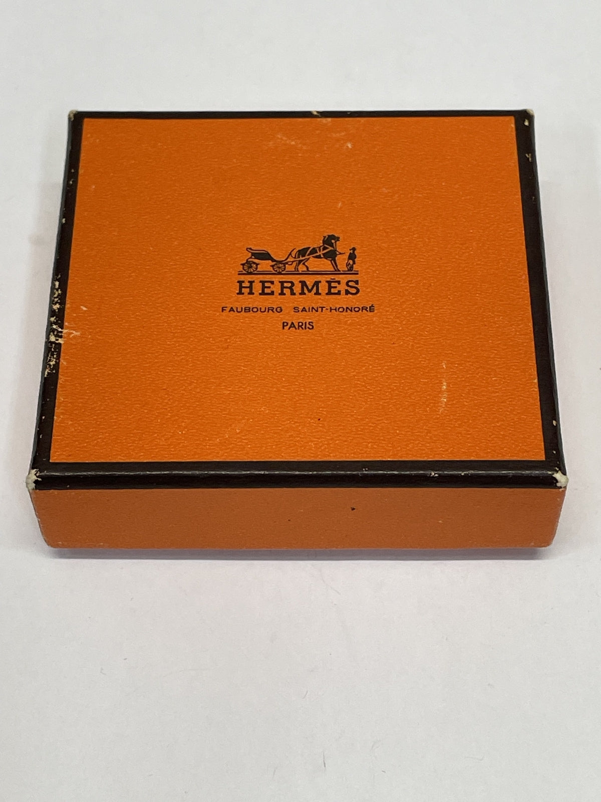 HERMES アピ3 レザーブレスレット □G刻印 茶