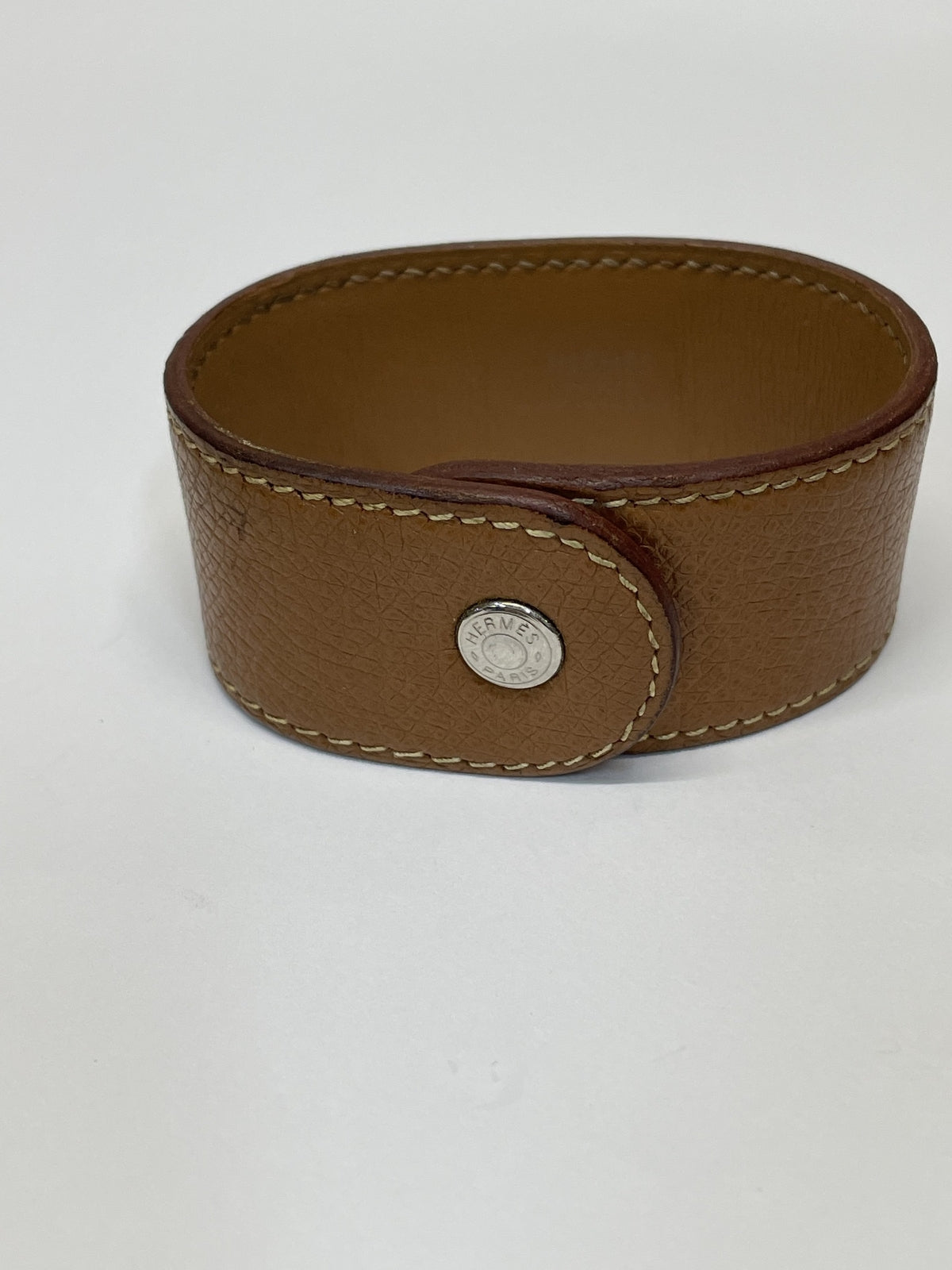 HERMES メドールレザーブレスレット ブラウン □E刻印