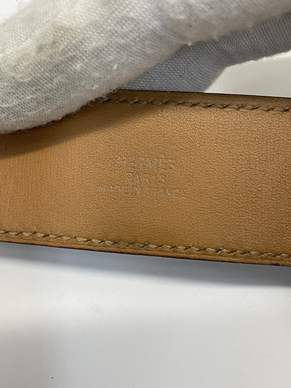 HERMES メドールレザーブレスレット ブラウン □E刻印