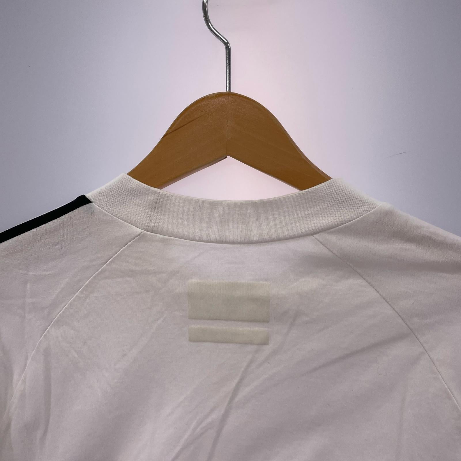 長袖Ｔシャツ 3ライン 白 M ホワイト