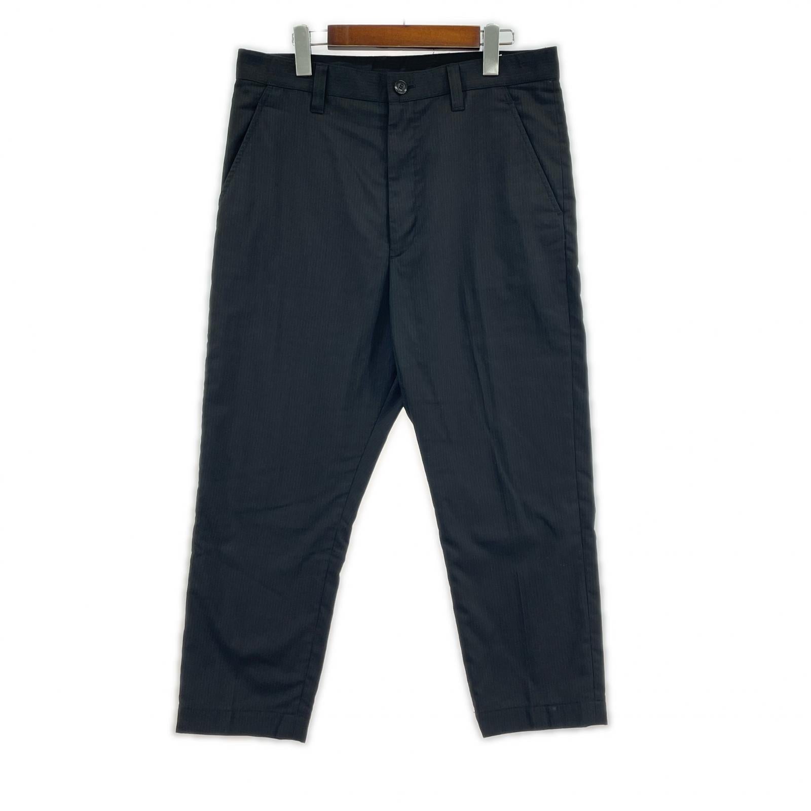 パンツ JUNYA WATANABE COMME des GARCONS MAN 21SS エステルレーヨンストライプパンツ S ブラック S ブラック