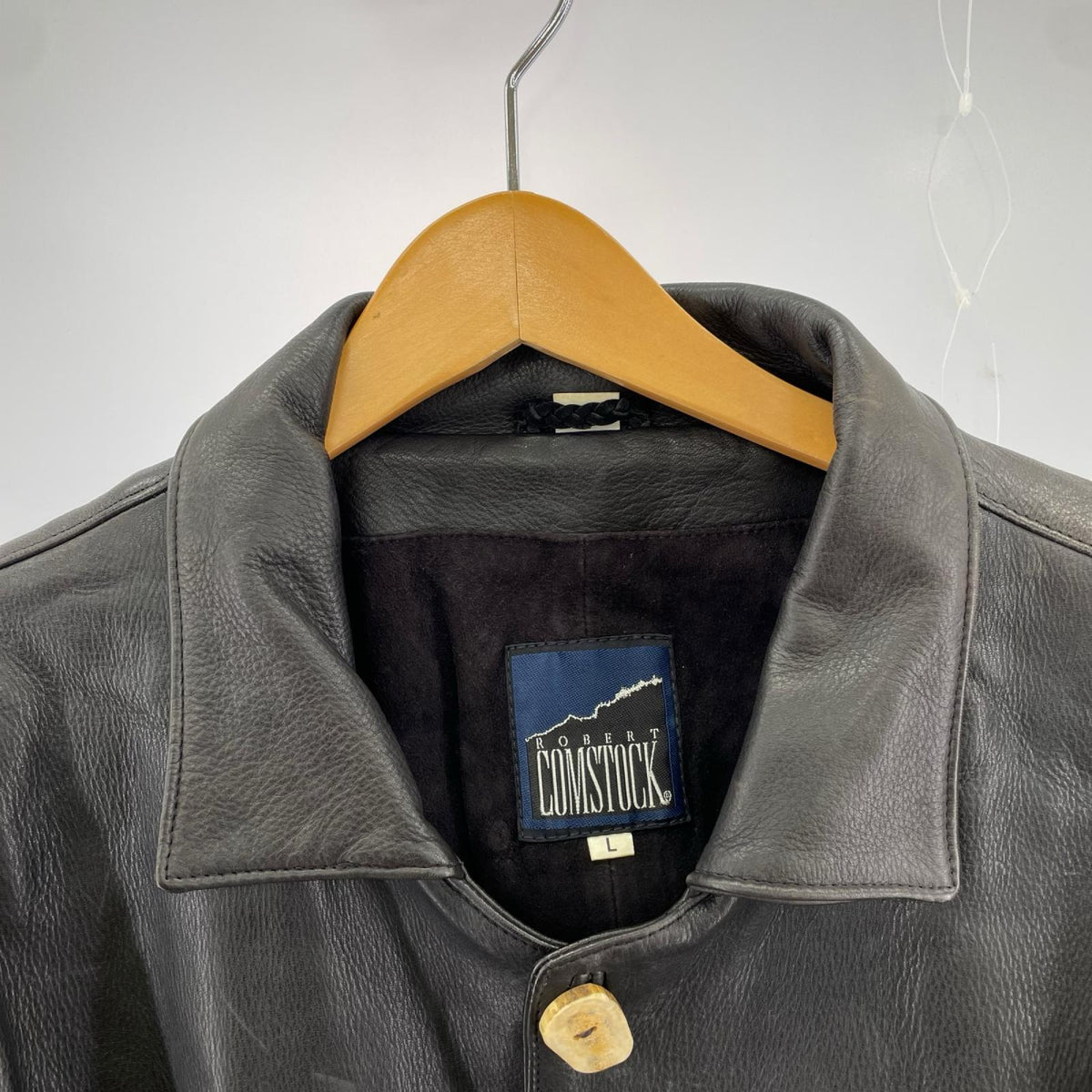 レザージャケット ROBERT COMSTOCK BLK L L ブラック