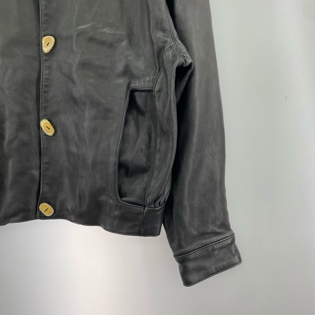レザージャケット ROBERT COMSTOCK BLK L L ブラック