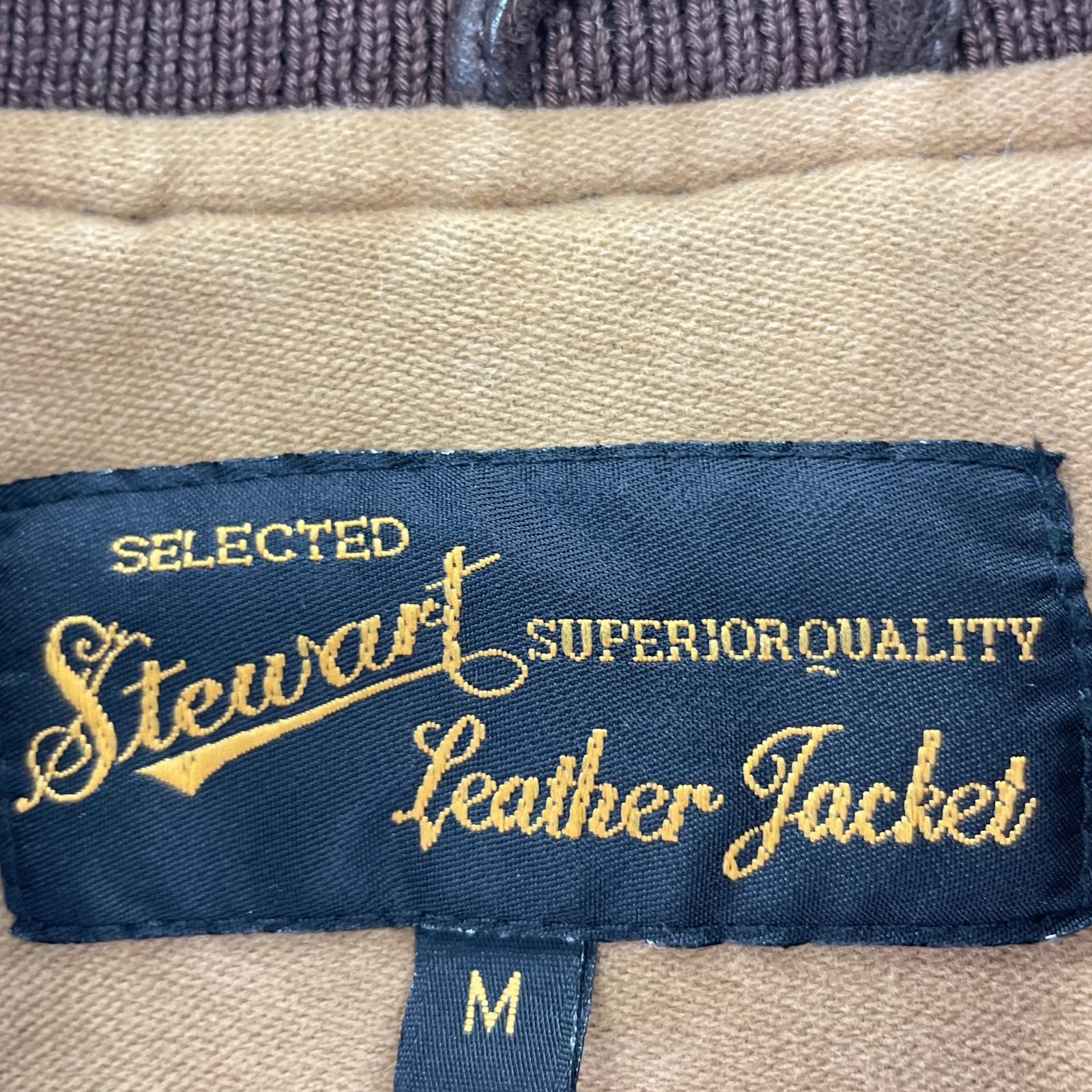 レザージャケット STEWART M ブラウン