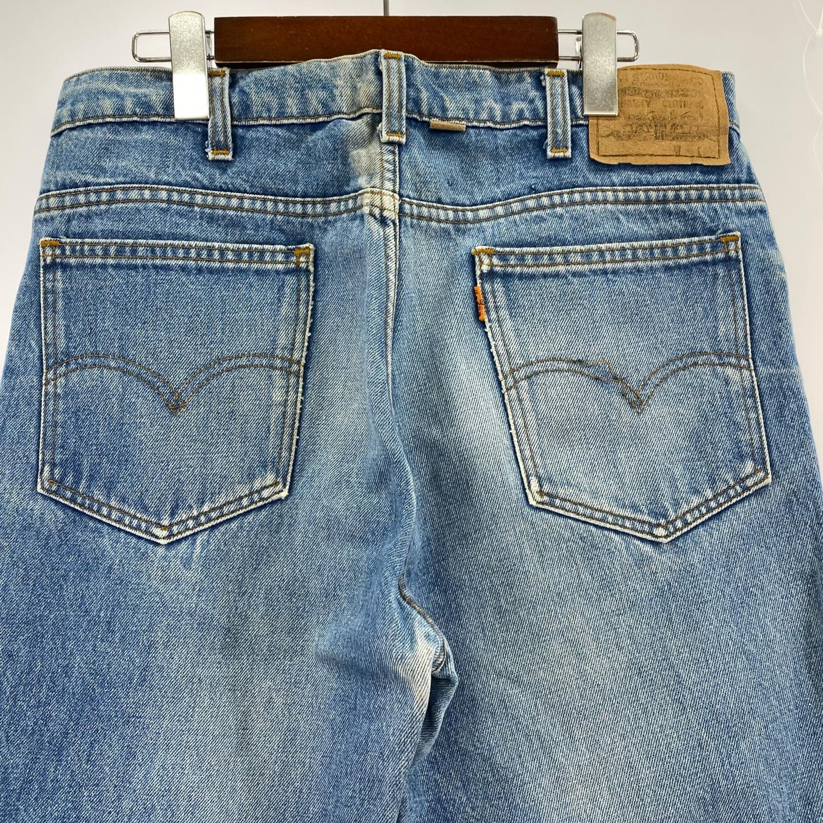 デニムパンツ 80s 630 0217 オレンジタブ W34 L36 34 ブルー
