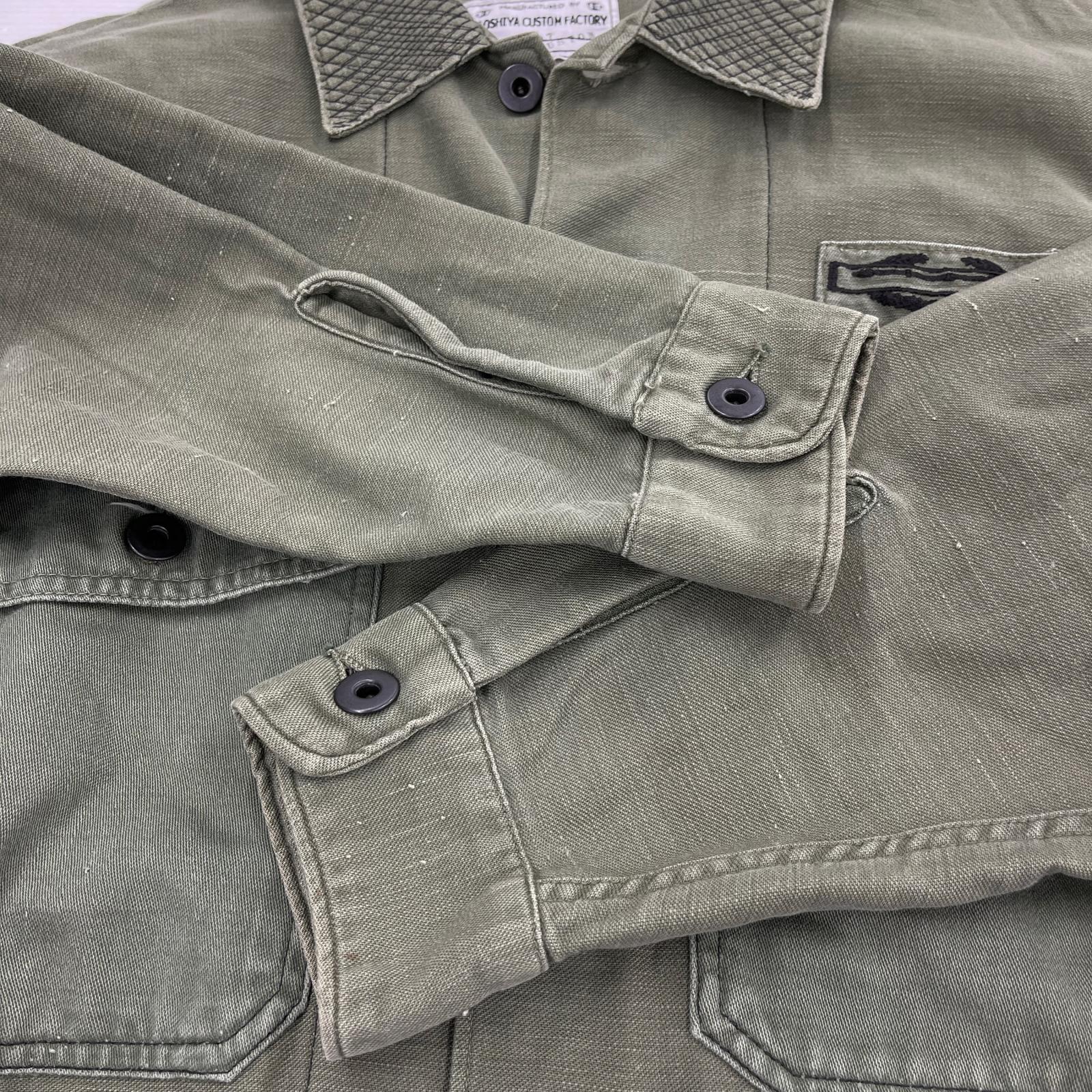 長袖シャツ NAOSHIYA CUSTOM FACTORY ユーティリティシャツ(-) カーキ