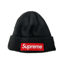 ニットキャップ Box Logo Beanie 黒 ブラック