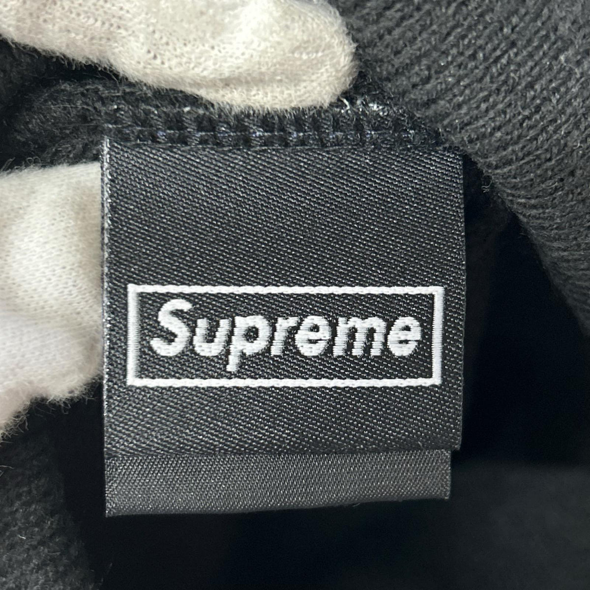 ニットキャップ Box Logo Beanie 黒 ブラック
