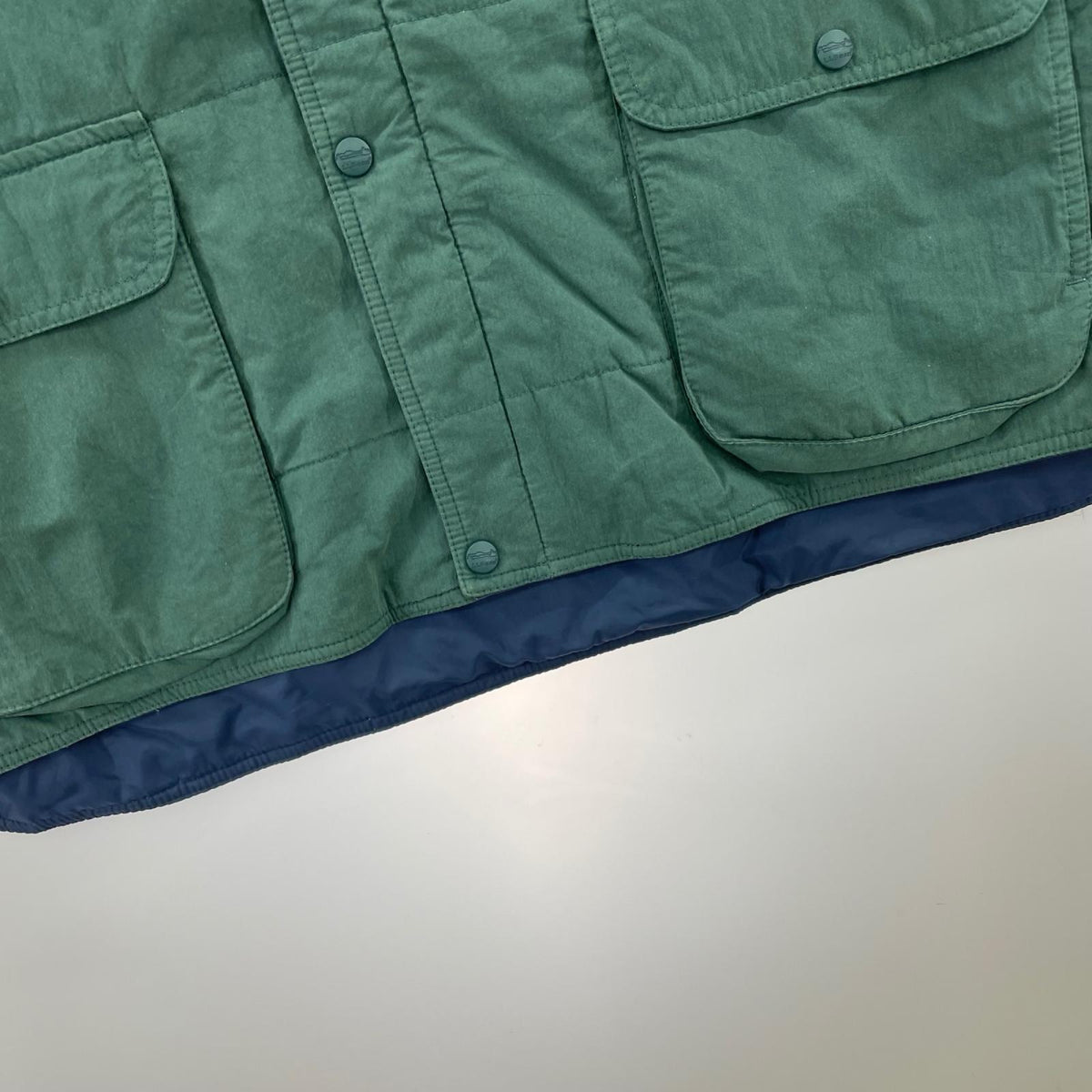 長袖シャツ 80s Thinsulate 中綿ベスト XL GRN グリーン