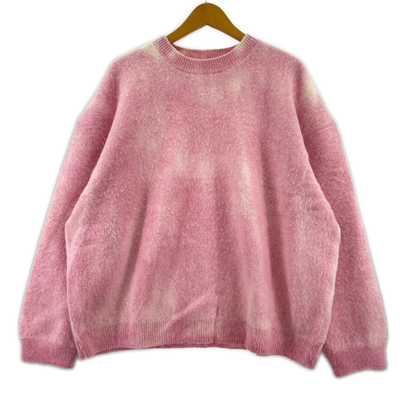 ニット 22AW Alpaca Pullover Knit L ピンク