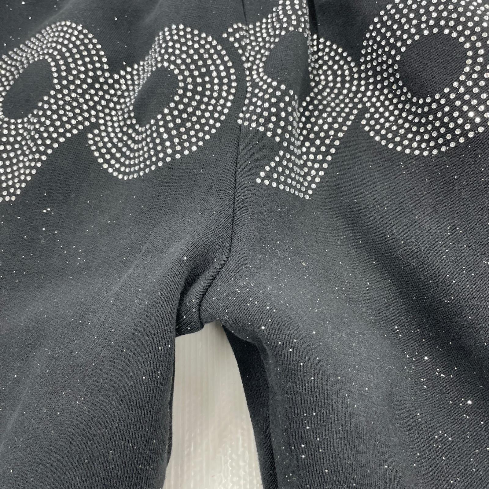 パンツ 9090 Logo Glitter Sweat Pants M ブラック