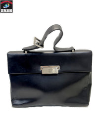 PRADA レザーハンドバッグ ブラック