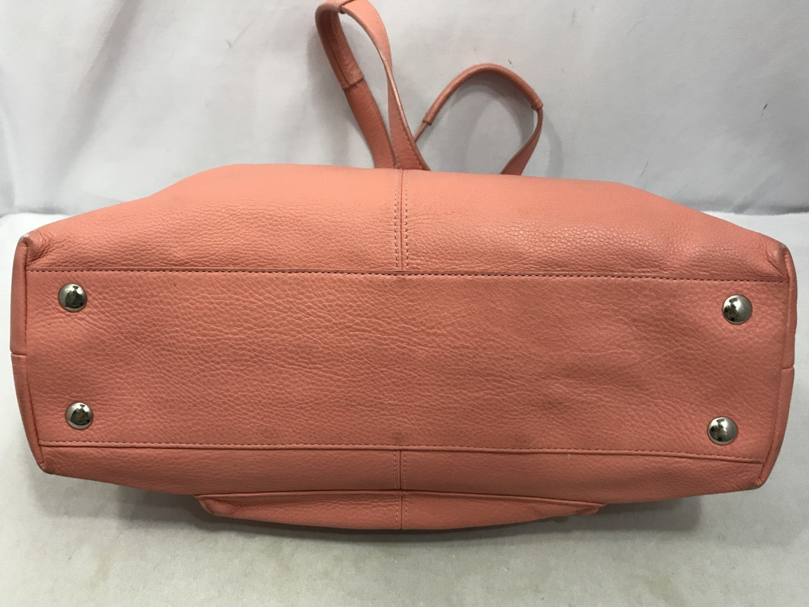 COACH レザートート ピンク ターンロック