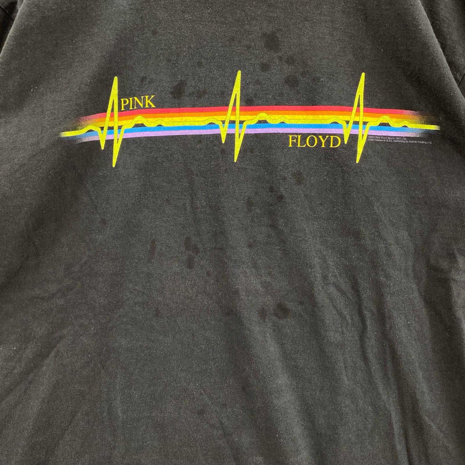 半袖Ｔシャツ anvilボディ 00s PINK FLOYD Tシャツ 黒 (L) L ブラック