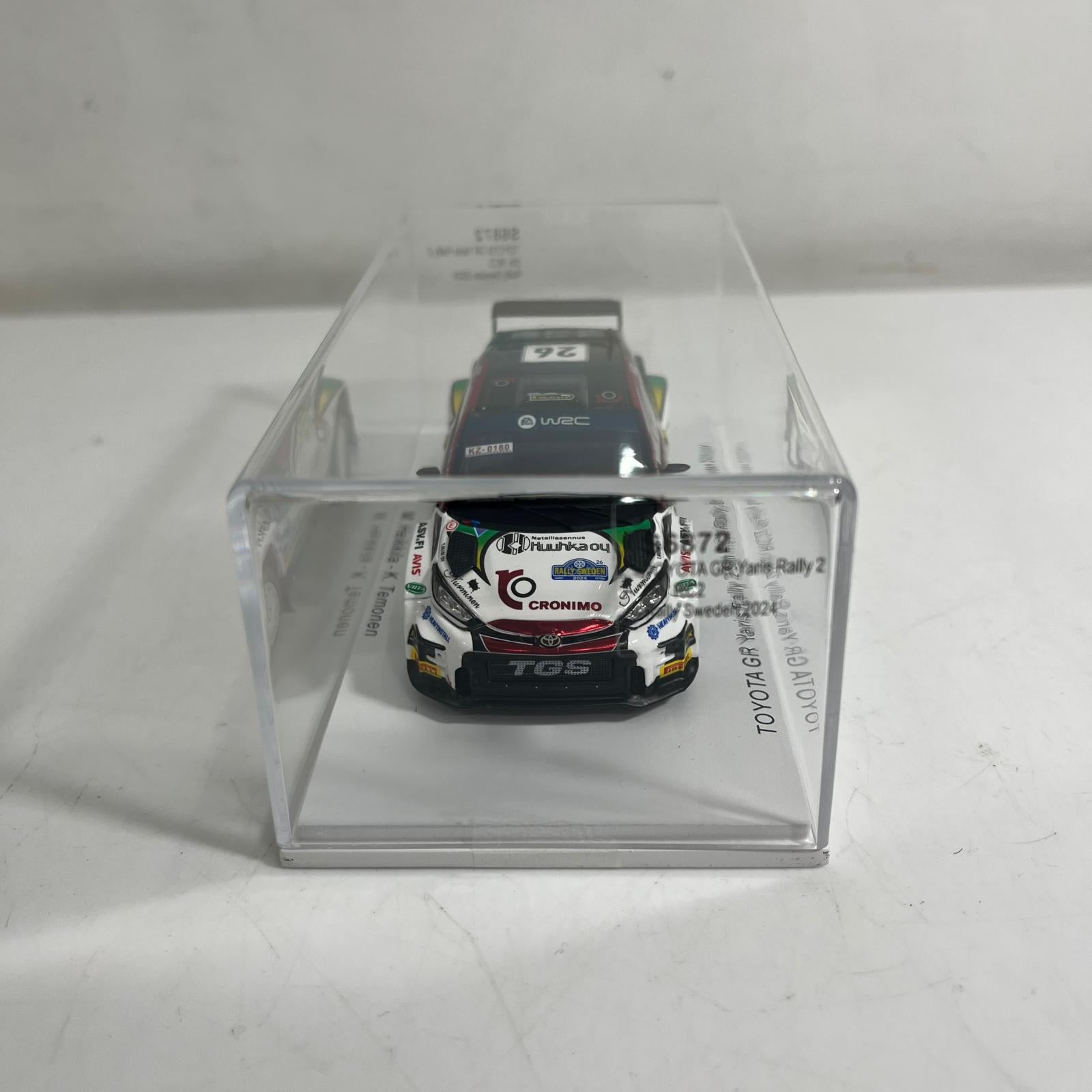 TOYOTA GR Yaris Rally 2 5th RC2 Rally TOYOTA GR Yaris Rally 2 5th RC2 Rally Sweden 2024 spark スケールカー