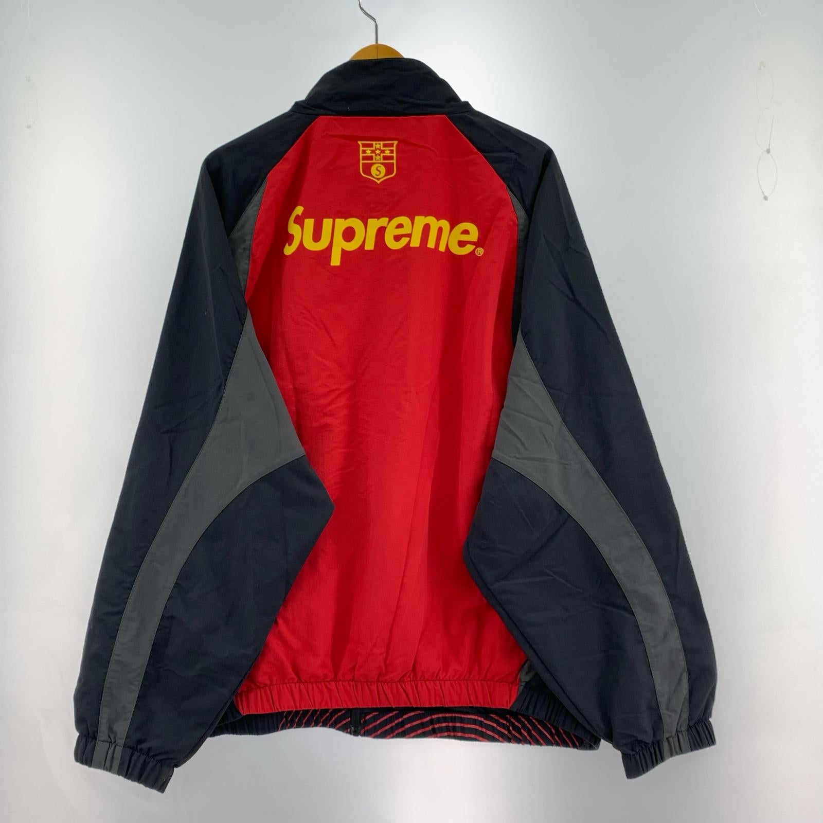 ブルゾン Supreme S Logo Track Jacket/黒赤/XL ブラック
