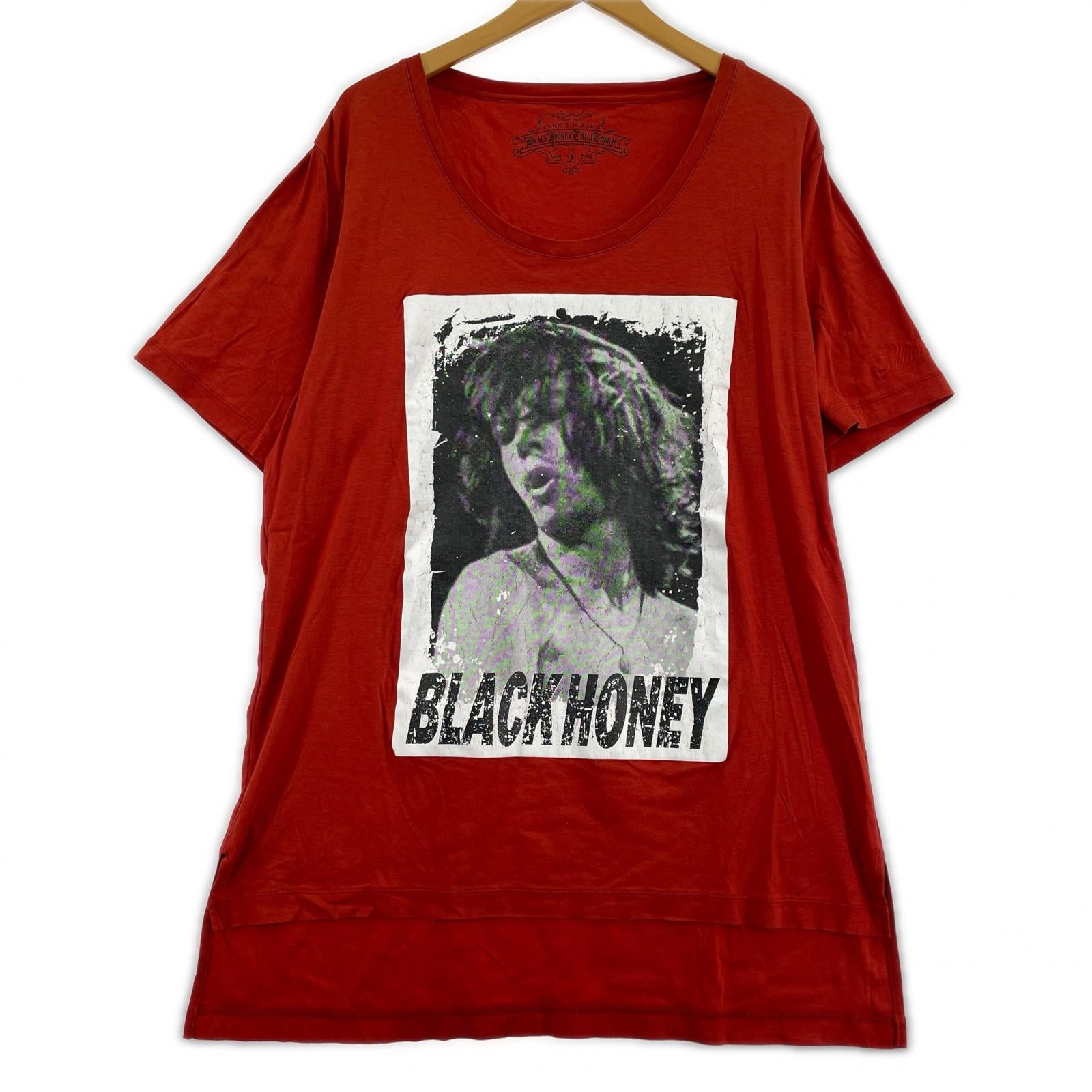 半袖Ｔシャツ BLACK HONEY CHILI COOKIE Tシャツ レッド L レッド