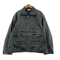 レザージャケット 23AW BuffaloLeatherSingleRidersJacket 1 1 ブラック