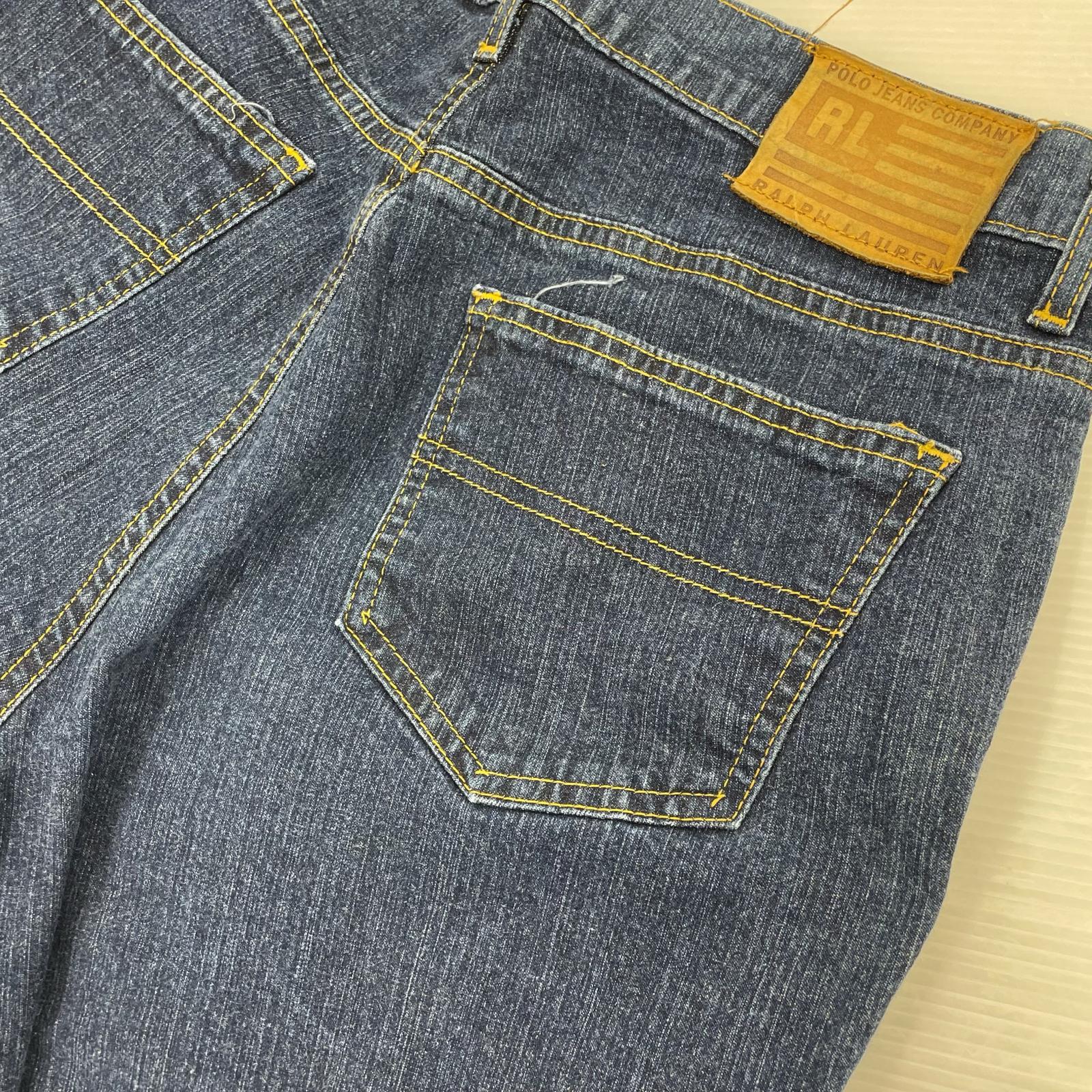 デニムパンツ POLO JEANS ブーツカット ブルー