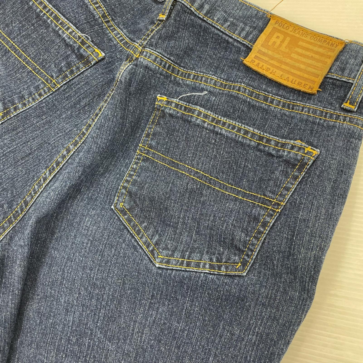 デニムパンツ POLO JEANS ブーツカット ブルー