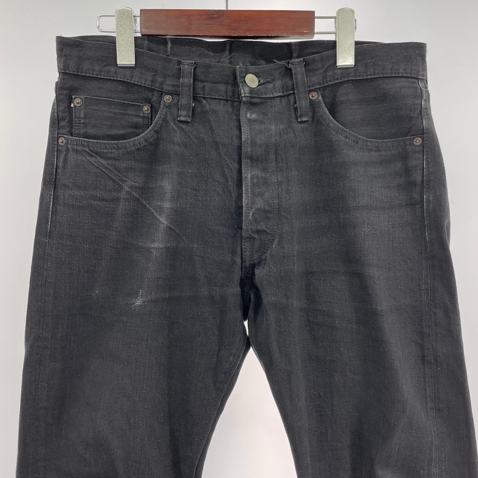デニムパンツ SUGAR CANE Lot 470 black denim (32×34) 32 ブラック