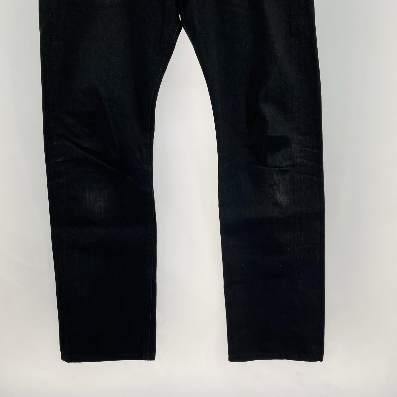 デニムパンツ SUGAR CANE Lot 470 black denim (32×34) 32 ブラック