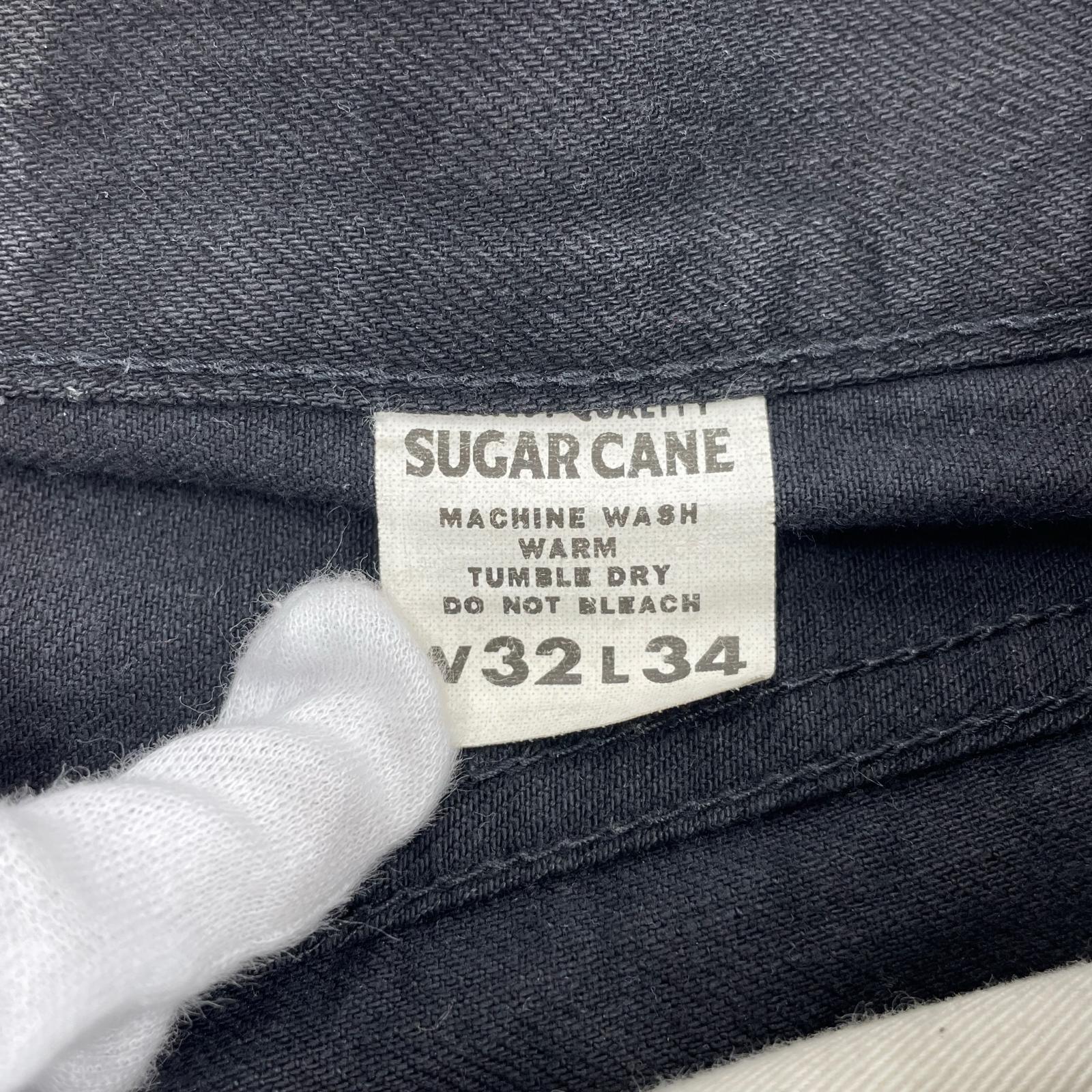 デニムパンツ SUGAR CANE Lot 470 black denim (32×34) 32 ブラック