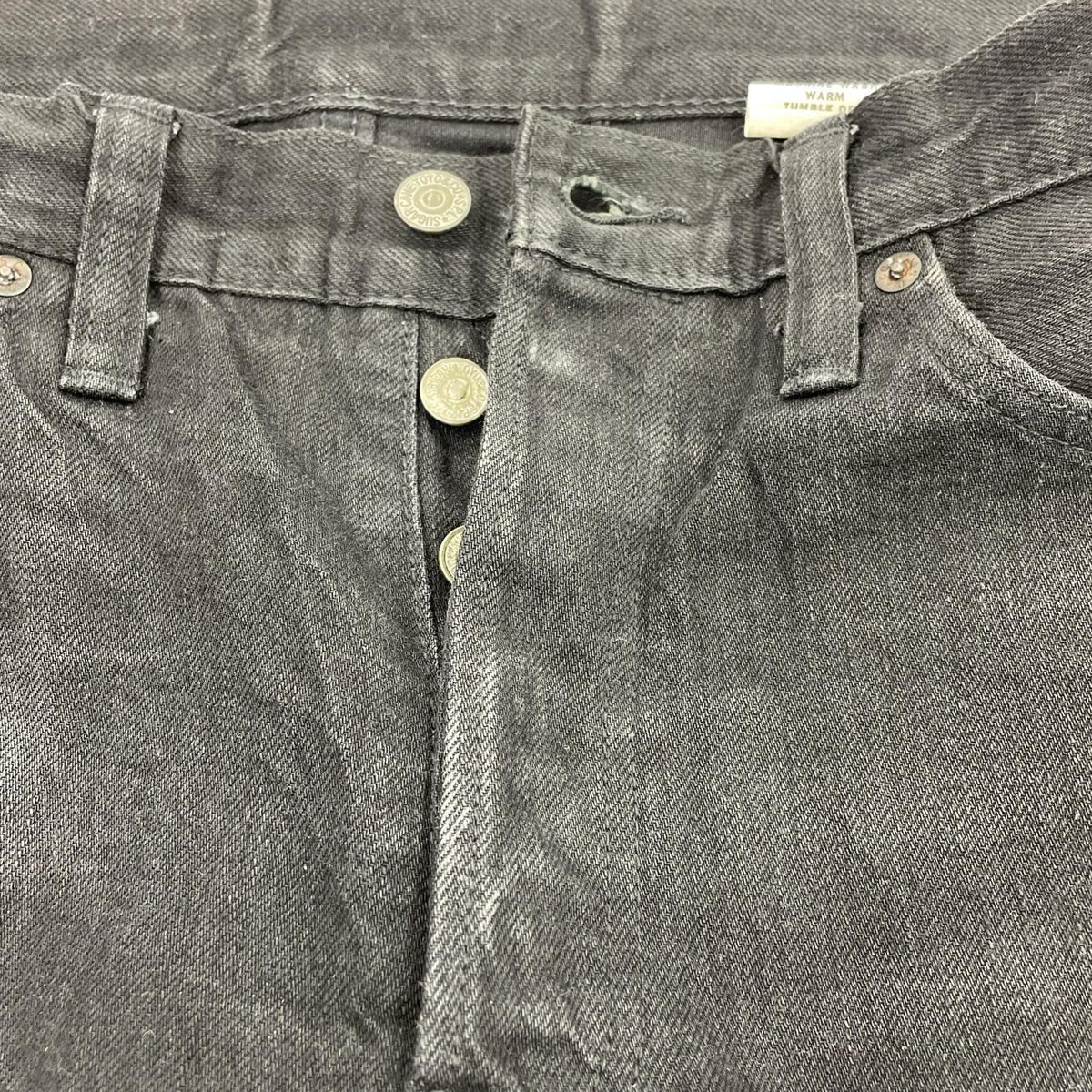 デニムパンツ SUGAR CANE Lot 470 black denim (32×34) 32 ブラック